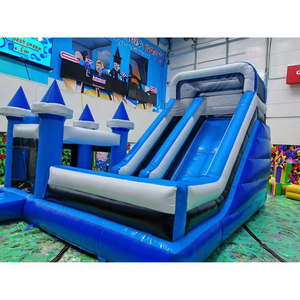 PVC lớn người lớn trẻ em Inflatable vui chơi giải trí lâu đài bouncy thương mại chơi Trampoline công viên thiết bị với <span class=keywords><strong>Slide</strong></span> - Product Image 1