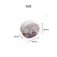 Boîte cylindrique en étain pour cosmétiques avec couvercle à vis et logo personnalisé