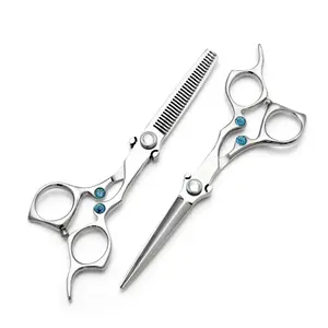 F172 6 Inch High Quality Stainless Steel Straight Blade Barber Razor Scissors Beauty Supplies for Hair