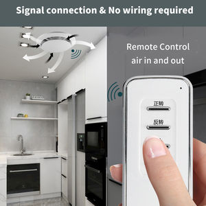 Bomba de sótano Industrial, ventilador de ventilación de garaje, ático, Granero, Control remoto, conducto de escape en línea para pared de techo - Product Image 2