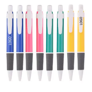 Hot Selling Promotion Advertisement Sample Custom Printing Advertising Ballpoint Pen With Many Colors