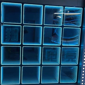 Party Supplies 3D Led Infinity Mirror Dance Floor Cristal transparente - Product Image 2