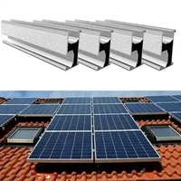 Sistema de Montaje de Paneles Solares para Techos, Estructura Personalizada para Techos Fotovoltaicos, Fabricación OEM