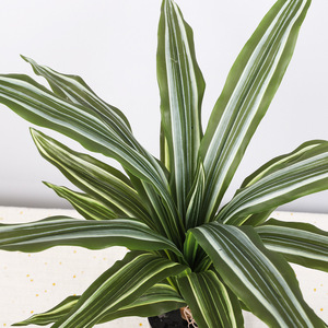 Plante artificielle en ferroir brésilien en pot miniature, 18 feuilles, réaliste, décoration intérieure, simulation en plastique, utilisation intérieure et extérieure - Product Image 3