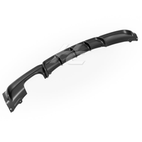 HC F30 becquet de lèvre arrière noir brillant gauche double tuyaux d'échappement lèvre arrière pour BMW série 3 F30 2012 2013 2014 2015 2016 2017 2018
