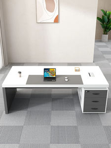 Bureau d'ordinateur de <span class=keywords><strong>style</strong></span> minimaliste avec tiroirs, bureau en bois, table d'écriture, ensemble de bureau, table de bureau avec tiroirs, vente en gros d'usine - Product Image 6