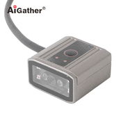 Escáner de Código de Barras Fijo Industrial de Alto Nivel con Tecnología de IA NPU de 0.5 TOPS, Dispositivo de Lectura de Códigos DPM QR Datamatrix con Cable Serial