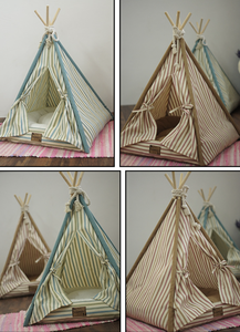 Großhandel Tragbares Haustier-Tipi Wasserdichtes Outdoor-Indoor-Camping Hunde- und Katzen-Strandzelt Waschbar Schlafzelt China Fabrik Lieferungen - Product Image 6