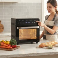 Freidora de Aire Multifunción OEM al por Mayor de 14L con Horno, Certificación ETL/CE/CB, 1700W, Pantalla Táctil, Función de Asador, 11 Modos de Cocción, para el Hogar