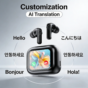 Ergonomic Wireless Earbuds with ANC 5.4 IPX4 Sweatproof Stereo Headphones Low Latency <strong>for</strong> Running - Product Image 5