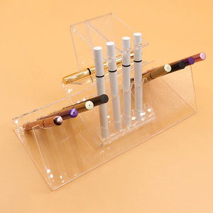 Dual-kết thúc không thấm nước Bút kẻ mắt dạng lỏng bút màu xanh đồ họa lót bút tùy chỉnh khuôn mặt tem bốn mô hình con dấu mắt Lót Trái Tim - Product Image 4