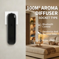 Diffuseur d'arômes mural en gros 100 ml, machine à parfum sans eau pour prise murale, nébuliseur de parfum pour la maison, la chambre, avec minuterie automatique