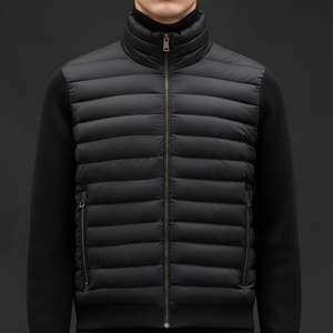 Veste matelassée imprimée MOVATEXILES pour homme, logo personnalisé, veste d'hiver décontractée pour homme avec poches, service Orem - Product Image 2