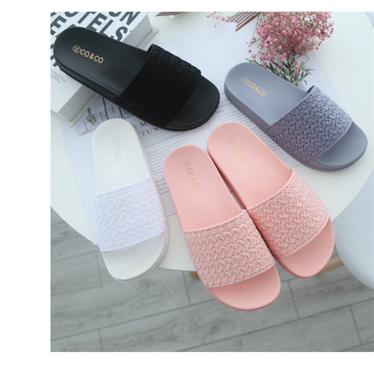 2021 Ladies Slides Sandals Indoor Non-slip Summer Beach Plastic Slippers Women Wholesale