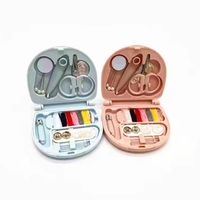Kit de couture de voyage miniature en plastique, nouveau style, très vendu, avec sac pour outils de tricot à la main, cadeau pour la maison