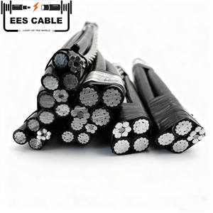 Cables Aéreos Agrupados de Baja Tensión (ABC LV) Cuádruplex 2/0AWG <span class=keywords><strong>Percheron</strong></span>, Conductor AAC, Aislamiento XLPE, ASTM B230 - Product Image 1