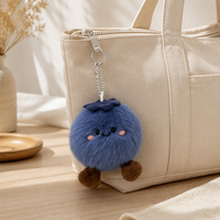 Porte-clés en peluche, toucher doux, pendentif mignon