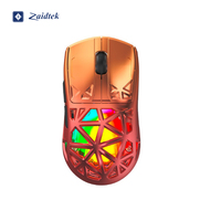 Nuevo Mouse Inalámbrico para Juegos RGB 2026, Recargable de 650 mAh, Óptico, LED, 2.4 GHz, Diseño Ergonómico Hueco para Portátil