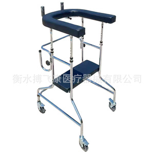 Standing <b>Frame</b> <b>Walker</b> With Wheels Height Adjustable For Adults And Elderly Mobility Aid - Product Image 3