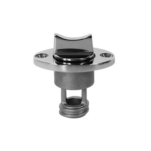 Stainless Steel 316 Marine Oval Door Drain Plug Fits 1 Inch Hole Thread Kayak Dinghy Canoe <b>Yacht</b> Boat Hardware Accessories Stain - Product Image 4