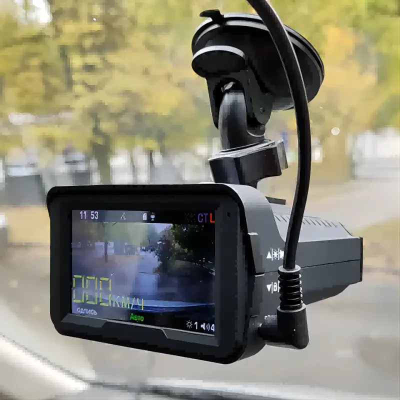 레이더 감지기 서명 GPS 자동차 DVR 3 In 1 Dashcam 자동 비디오 레코더 HD1080P 자동차 흐름 속도 안티 레이더 러시아어 Karadar K328