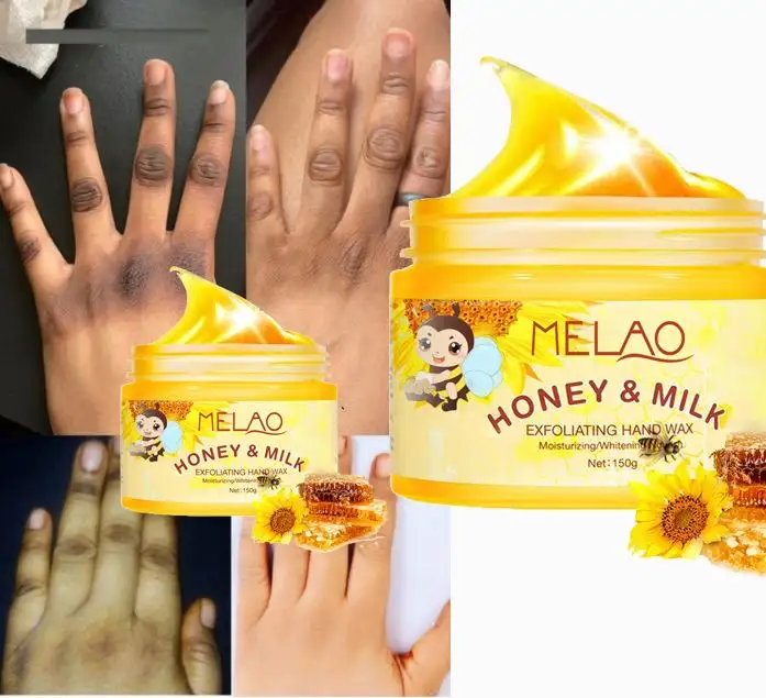 Private Label Haut Körper aufhellung gelb Instant Peeling Öl für Hände schälen Hand maske starke dunkle Knöchel Entferner