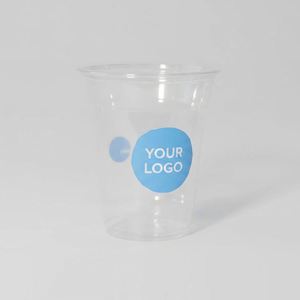 Vasos de Plástico PP Transparentes Personalizados de 9oz, 500ml, 700ml, con 2 Compartimentos, para Té de Burbujas Frío, Vasos Dobles para Compartir Café con Tapa - Product Image 1