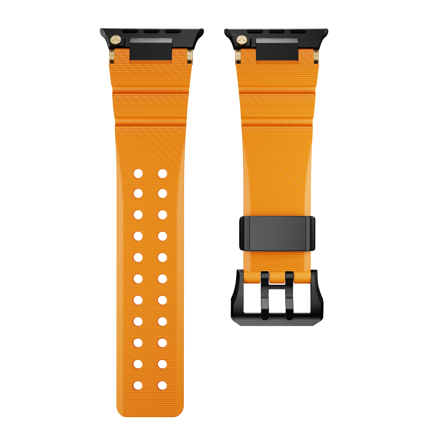 Orange + noir