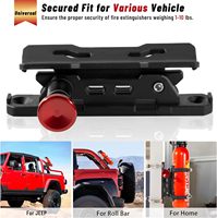 Nouveau support d'extincteur, installation facile, fixation rapide, compatible avec Jeep Wrangler JT TJ JL JKU UTV Polaris RZR Ranger