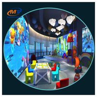 Vente en gros de jeux de projection interactifs AR, table de dessin et de peinture, jeux de projection muraux interactifs pour enfants