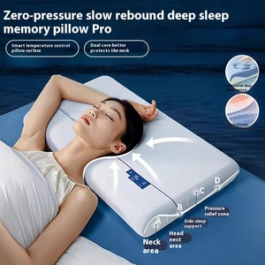 Duoduo Planet Hotel Home <b>Memory</b> <b>Foam</b> Pillow 200TC Double Core Zero Pressure Solid Modern Style Slow Rebound Neck Pillow Core Pro - Product Image 5