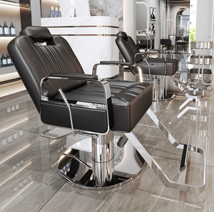 เก้าอี้ตัดผมร้านตัดผม Zs Barber Shop เก้าอี้ทำผมแบบพิเศษ เก้าอี้ปรับระดับได้สำหรับตัดผมและจัดแต่งทรงผม - Product Image 6