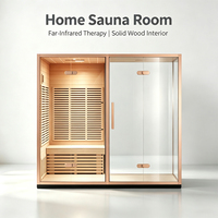 Cabine de sauna infrarouge lointain Hemlock pour spa, salon de beauté, hôtel, espace bien-être intérieur pour les soins de la peau et la récupération musculaire