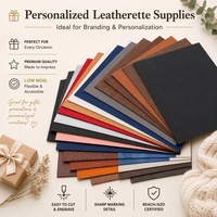 Feuilles de similicuir laserables en gros pour gravure laser, feuilles de similicuir vierges multicolores pour la fabrication artisanale DIY
