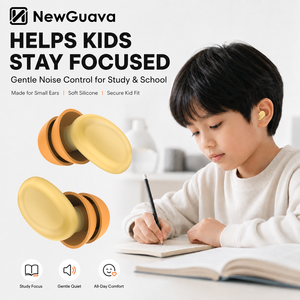 Earplugs for School Kids Focus Noise Reduction <strong>Ear</strong> <strong>Plugs</strong> Soft Silicone Low Pressure Classroom Study Homework Education Brand OEM - Product Image 1