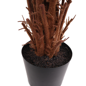 Pianta artificiale da 118cm con fronde <span class=keywords><strong>verdi</strong></span> sintetici durevoli e naturali per l'arredamento di interni - Product Image 6