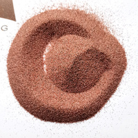 Sable de grenat rose naturel 80-100 mesh pour machines de découpe au jet d'eau, abrasif de sable de grenat pour verre, métal, marbre et acier