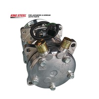 Compresor de Aire Acondicionado para Automóvil KINGSTEEL OE SD7H15 SD709, Piezas de Automóvil Eléctricas con Polea 8PK 119MM, 24V, para Volvo VNL 2006-
