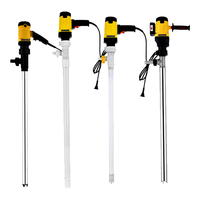 Pompe de transfert de liquides chimiques, de carburant diesel et d'huile électrique Normas 600W avec tube en plastique, acier inoxydable et alliage d'aluminium