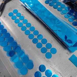 Cao phản xạ 38mm Đường kính vòng Acrylic PC gương hai chiều Vòng tròn cho máy tính chơi Game Infinity ánh sáng fan hâm mộ - Product Image 4