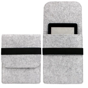 Étui de protection universel en feutre pour liseuse <span class=keywords><strong>Kindle</strong></span>, sac de rangement universel pour tablette 6-8 pouces, coque de protection universelle - Product Image 1