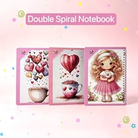 Carnet à spirales personnalisé A5 avec couverture en papier laminé, 80 feuilles, cahier d'exercices pour cadeau promotionnel et usage scolaire - Marque OEM