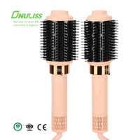 Brosse Coiffante Professionnelle 4-en-1 : Fer à Boucler, Peigne, Sèche-Cheveux Haute Vitesse, Brosse Chauffante