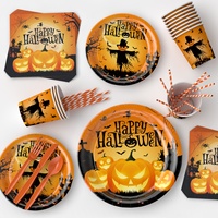 Fournitures pour Fête d'Halloween dans une Maison Hantée, Disponibles pour 16 Personnes