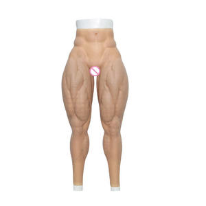 <span class=keywords><strong>Ftm</strong></span> Cosplay <span class=keywords><strong>transgenre</strong></span> fête réaliste Silicone faux Muscle pantalon Simulation artificielle fausse jambe femme à homme Crossdressing - Product Image 4