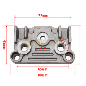Zuqing ตัวระบายความร้อนน้ำมันมอเตอร์ไซค์, ฝาครอบด้านข้าง M12 M10ตัวยึดรองรับอเนกประสงค์72x45มม. ชิ้นส่วนระบบระบายความร้อน - Product Image 1