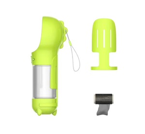 Botella <span class=keywords><strong>de</strong></span> <span class=keywords><strong>Agua</strong></span> Portátil Ecológica 3 en 1 para Perros, 300 ml, Dispensador <span class=keywords><strong>de</strong></span> Alimentación <span class=keywords><strong>de</strong></span> Viaje con Soporte para Bolsas <span class=keywords><strong>de</strong></span> Excremento y Recogedor, 2025 - Product Image 1
