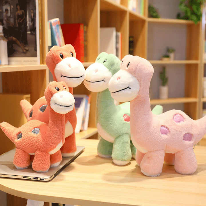 VHYHCY Cute Dinosaur Plush Toys, Fat Dinosaur Stuffed Animals Toys Dolls, Soft Plush Stuffed Animal Dino Plushie, Birthday Gifts For Kids Girl Boys Green 12 Inch - View #5