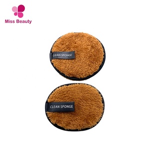 Miss Beauté Exfoliante Visage Nettoyant Doux Maquillage Poudre Éponge Feuilletée <span class=keywords><strong>Coton</strong></span> <span class=keywords><strong>Bio</strong></span> Tampon De Nettoyage - Product Image 4