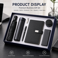 Articles cadeaux de luxe promotionnels, carnet personnalisé, ensemble cadeau de bureau, agenda avec câble de charge et stylo